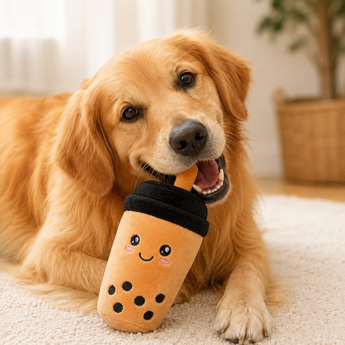 Boba Bestie Plush Squeaker Toy PlayWoofMe