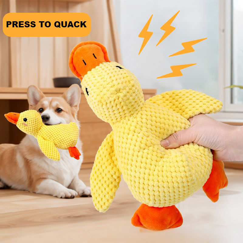 Waddlesworth the Duck | Squeaky Plush Dog Toy PlayWoofMe